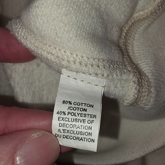 Vintage Y2K Abercrombie & Fitch Hoodie Zip Up White Womens Size M 1892 New York - Picture 9 of 9